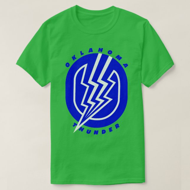 Camiseta Retro Oklahoma Thunder AFA 41982 (Diseño del anverso)