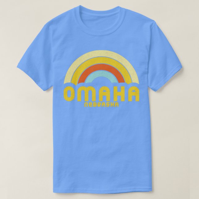 Camiseta Retro Omaha Nebraska (Diseño del anverso)