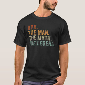 Camiseta Retro Opa El Hombre Leyenda Papi Abuelo Padre