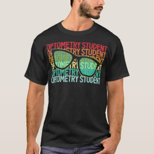 Camiseta Retro Optometría Estudiante Futuro Optometrist Eye