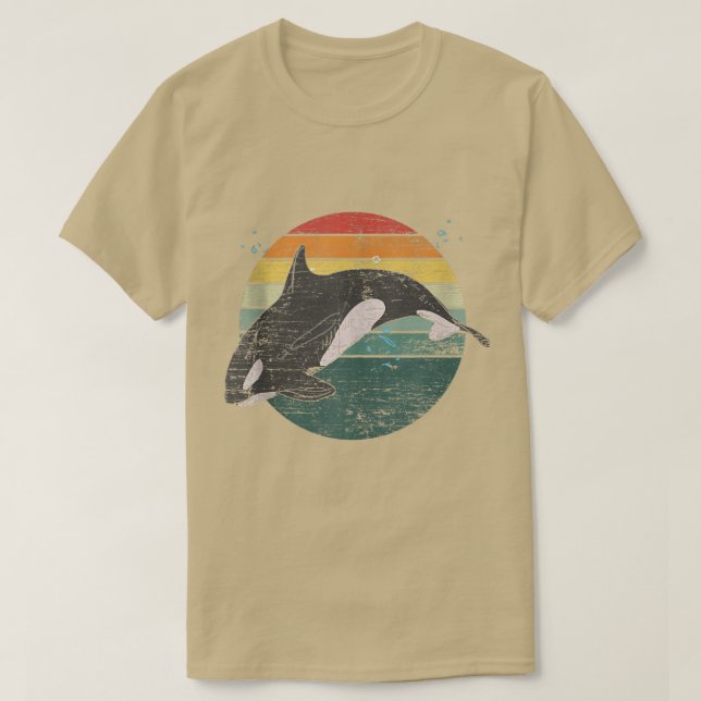 Camiseta Retro Orca (Diseño del anverso)