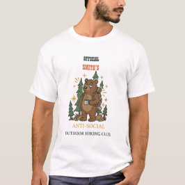 Camiseta Retro Oso de Campamento con Texto Persona