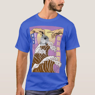 Camiseta Retro Otaku Vaporwave Kanji Michelangelo Japan wav