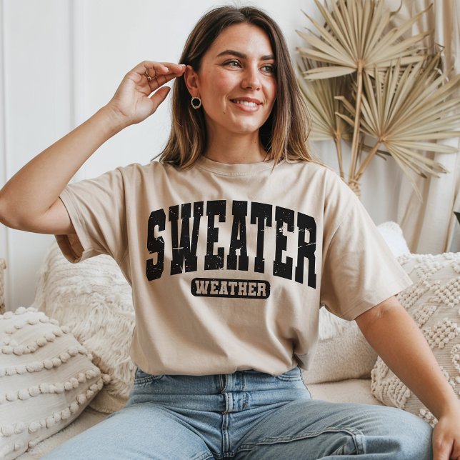 Camiseta Retro Otoño Suéter Clima, Camiseta de Man (Sweater Weather shirt, Sweater Weather sweatshirt, Vintage Autumn shirt, Retro Autumn shirt,)