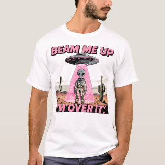 Camiseta Retro OVNI Alien