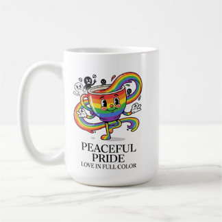 Camiseta Retro Pacífica Orgullo Taza de Café Arcoí