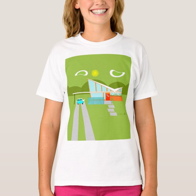 Camiseta Retro Palm Springs House (Anverso)