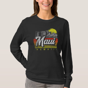 Camiseta Retro Palm Trees Tropical Hawaiano Summer Sunset M