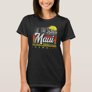 Camiseta Retro Palm Trees Tropical Hawaiano Summer Sunset M