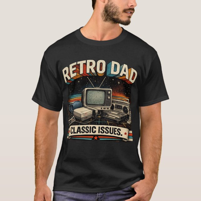 Camiseta Retro Papá (Anverso)