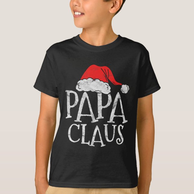 Camiseta Retro Papa Claus Gift Funny Christmas Santa Costum (Anverso)