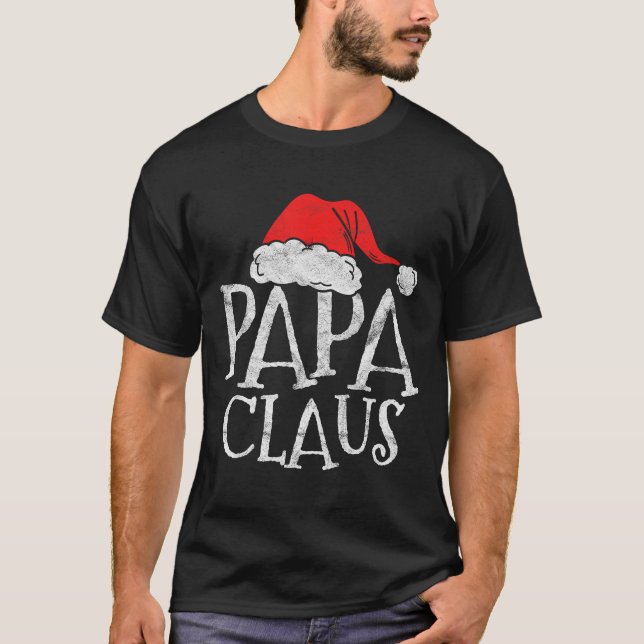 Camiseta Retro Papa Claus Gift Funny Christmas Santa Costum (Anverso)