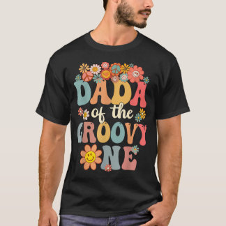 Camiseta Retro Papá De Groovy Uno Familia Combinada 1er
