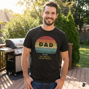 Camiseta Retro PAPÁ La Edición Limitada Original Nombre Per