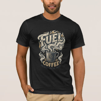 Camiseta Retro para Amantes del Café