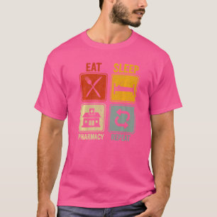 Camiseta Retro Para Farmacéutica Farmacéutica Del Sueño Com