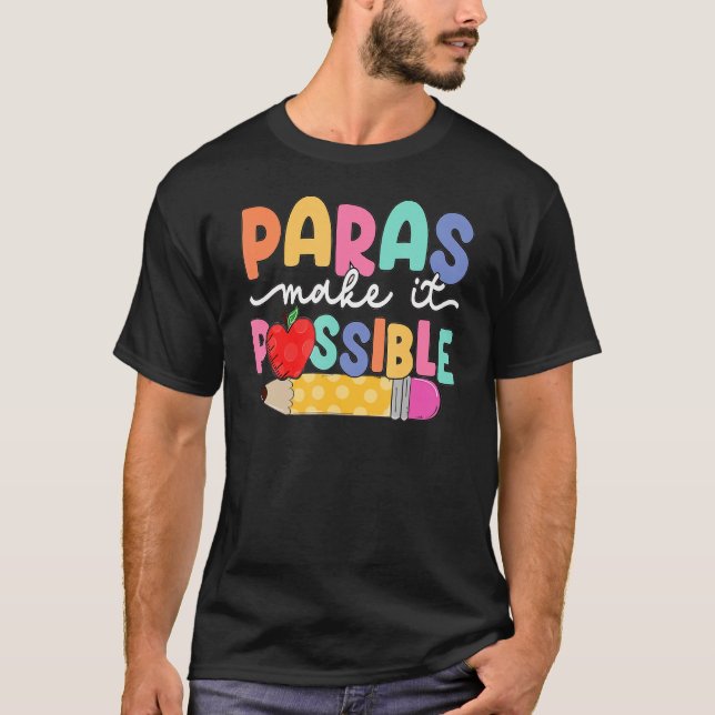 Camiseta Retro Paras Permite El Tratamiento Paraprofesional (Anverso)