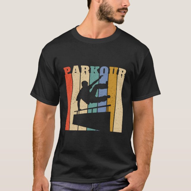 Camiseta Retro Parkour (Anverso)