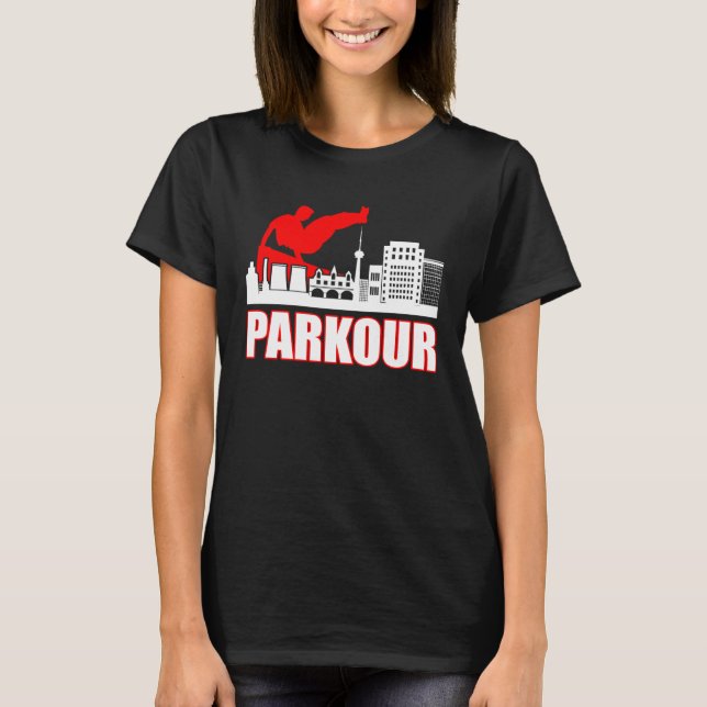 Camiseta Retro Parkour Sport Climbing Bouldering Parkour (Anverso)