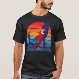 Camiseta Retro Parrot I Howling Wolf I Gritando Ala Verde