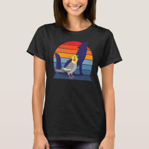 Camiseta Retro Parrot I Howling Wolf I Gritando Cockatiel