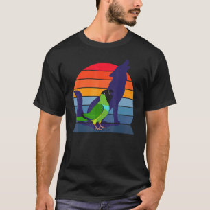 Camiseta Retro Parrot I Howling Wolf I Gritando Nanday Con