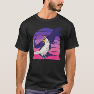 Camiseta Retro Parrot I Tyrannosaurus Rex I Gritando Cocka
