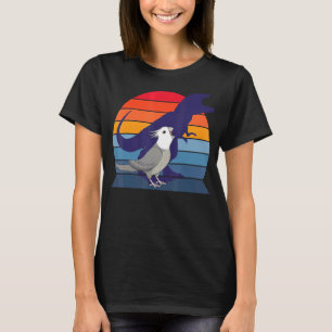Camiseta Retro Parrot I Tyrannosaurus Rex I Gritando Gris