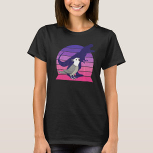 Camiseta Retro Parrot I Tyrannosaurus Rex I Gritando Gris