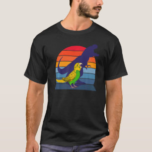 Camiseta Retro Parrot I Tyrannosaurus Rex I Gritando Yello