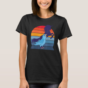 Camiseta Retro Parrot I Unicorn I Grito Blue Parrotlet