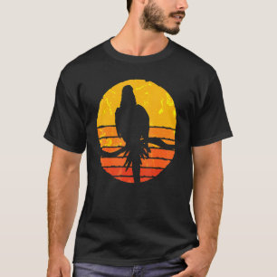 Camiseta Retro Parrot Selva de Aves Animal Macaw Parrot