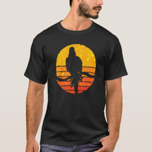 Camiseta Retro Parrot Selva de Aves Animal Macaw Parrot