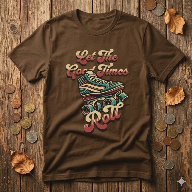Camiseta Retro Patines de Ruedas 80s (Subido por el creador)