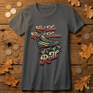 Camiseta Retro Patines de Ruedas 80s