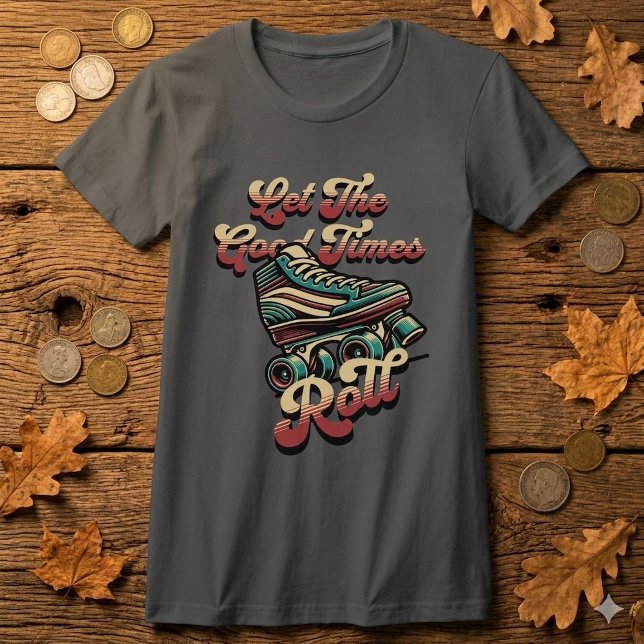 Camiseta Retro Patines de Ruedas 80s (Subido por el creador)