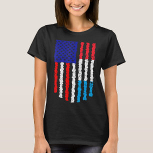Camiseta Retro Patriotismo Norteamericano Luika Distreses d