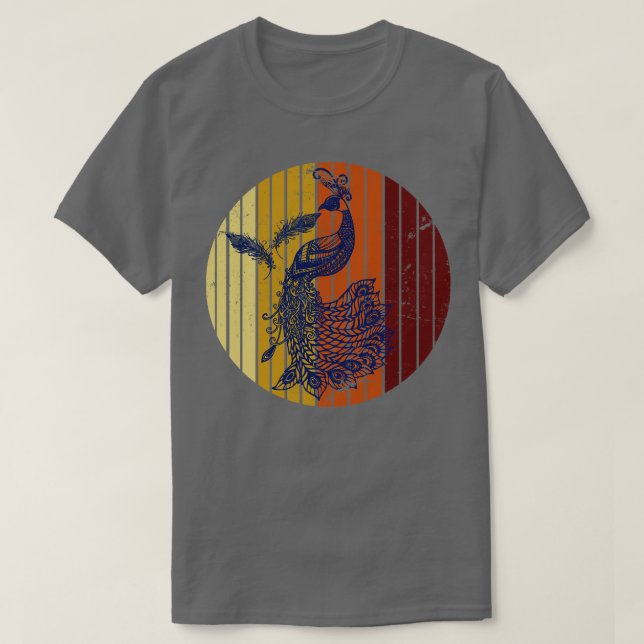 Camiseta Retro Peacock (Diseño del anverso)
