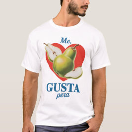 Camiseta Retro Pear "Me Gusta" Vintage