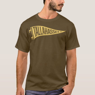 Camiseta Retro Pennant Tallahassee Tan Gold
