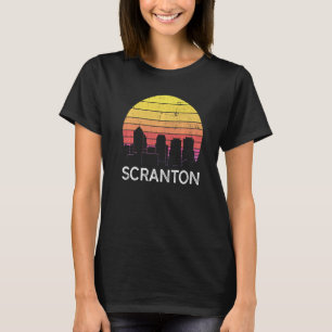 Camiseta Retro Pennsylvania Scranton Skyline Vintage Urban