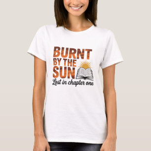 Camiseta Retro Perdido En Capítulo Uno Librero Naranja Quem