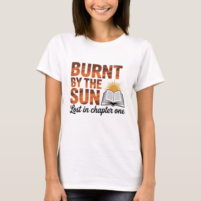 Camiseta Retro Perdido En Capítulo Uno Librero Naranja Quem (Anverso)