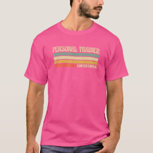 Camiseta Retro Personal Trainer Profesora Job Title Co Wor