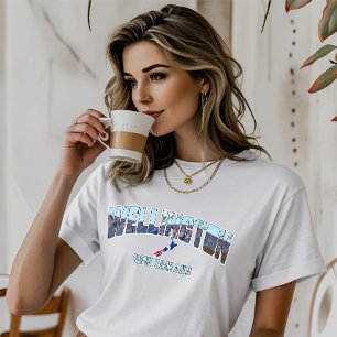 Camiseta Retro Personalizada de Wellington Nueva Z