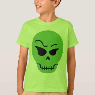 Camiseta Retro Personalizado Skull
