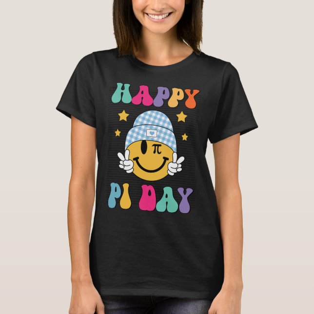 Camiseta Retro Pi Day 10000 Dígitos Pi Math Math Rótulo Wom (Anverso)