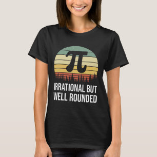 Camiseta Retro Pi Day Irracional Pero Bien Fundido Mat