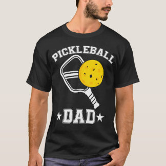 Camiseta Retro Pickleball Papá Padre Padre Feliz Día Del Pa
