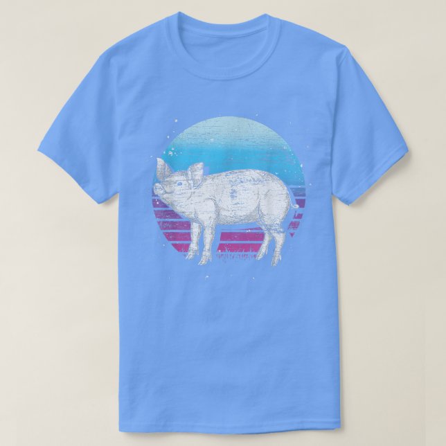 Camiseta Retro Pig 5178  (Diseño del anverso)